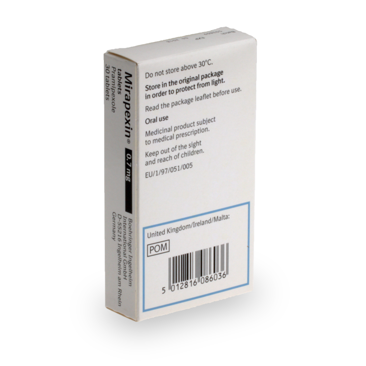 Buy Mirapexin Online, Pramipexole Tablets, UK Pharmacy  